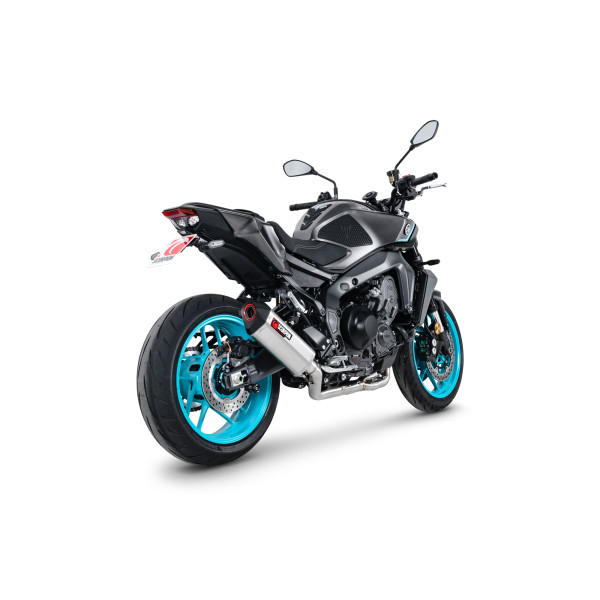 Scorpion Exhaust Yamaha MT-09 (INC SP) 2024 - 2024 Serket Full System Brushed Stainless Steel Sleeve